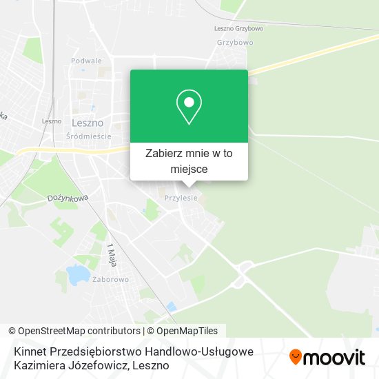 Mapa Kinnet Przedsiębiorstwo Handlowo-Usługowe Kazimiera Józefowicz