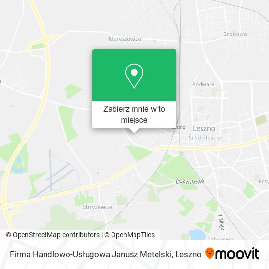 Mapa Firma Handlowo-Usługowa Janusz Metelski