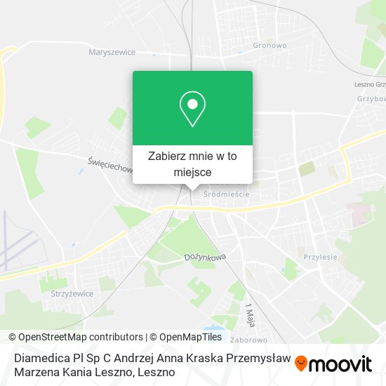 Mapa Diamedica Pl Sp C Andrzej Anna Kraska Przemysław Marzena Kania Leszno