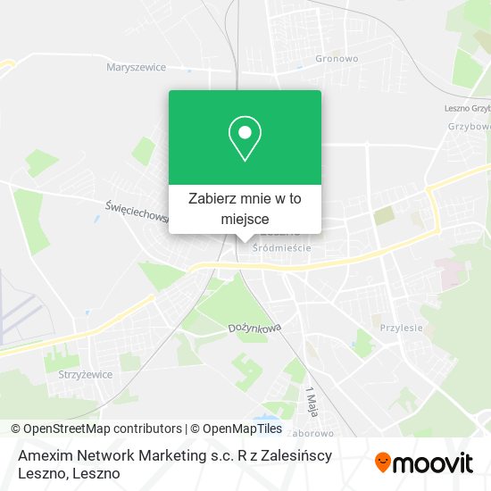 Mapa Amexim Network Marketing s.c. R z Zalesińscy Leszno