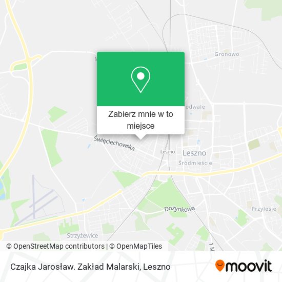 Mapa Czajka Jarosław. Zakład Malarski