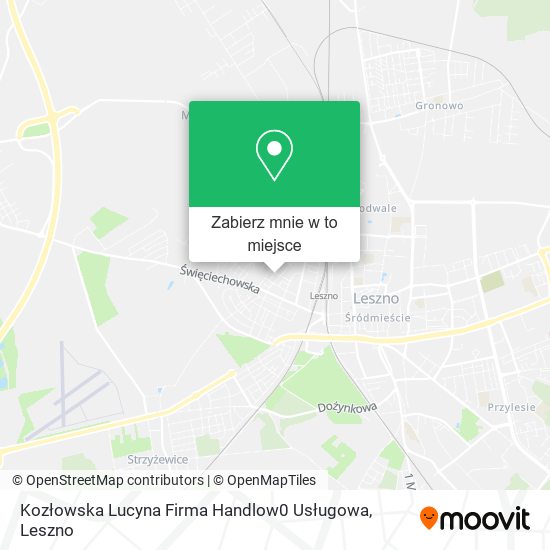 Mapa Kozłowska Lucyna Firma Handlow0 Usługowa