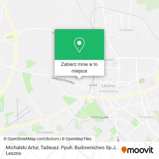 Mapa Michalski Artur, Tadeusz. Ppuh. Budownictwo Sp.J