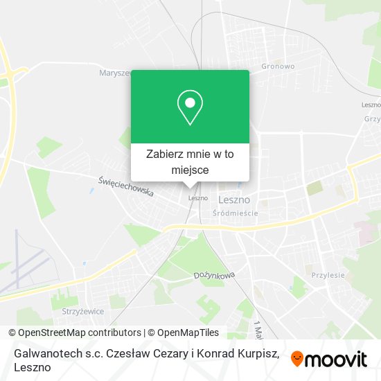 Mapa Galwanotech s.c. Czesław Cezary i Konrad Kurpisz