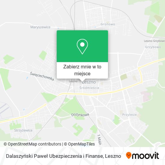 Mapa Dalaszyński Paweł Ubezpieczenia i Finanse