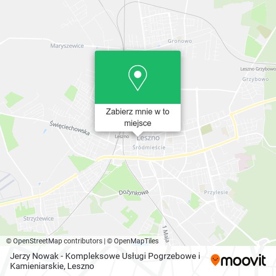 Mapa Jerzy Nowak - Kompleksowe Usługi Pogrzebowe i Kamieniarskie