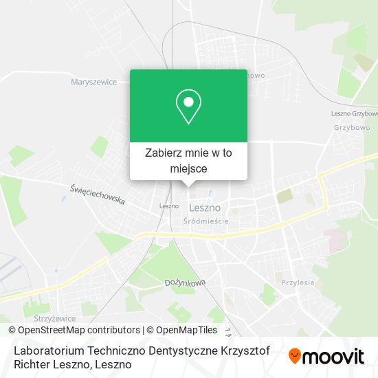 Mapa Laboratorium Techniczno Dentystyczne Krzysztof Richter Leszno