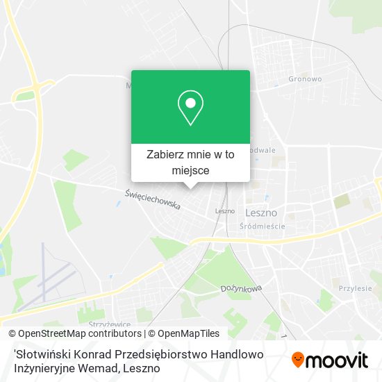 Mapa 'Słotwiński Konrad Przedsiębiorstwo Handlowo Inżynieryjne Wemad