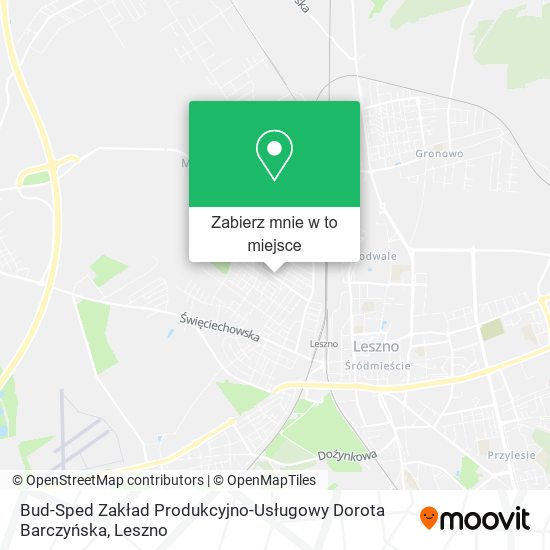 Mapa Bud-Sped Zakład Produkcyjno-Usługowy Dorota Barczyńska