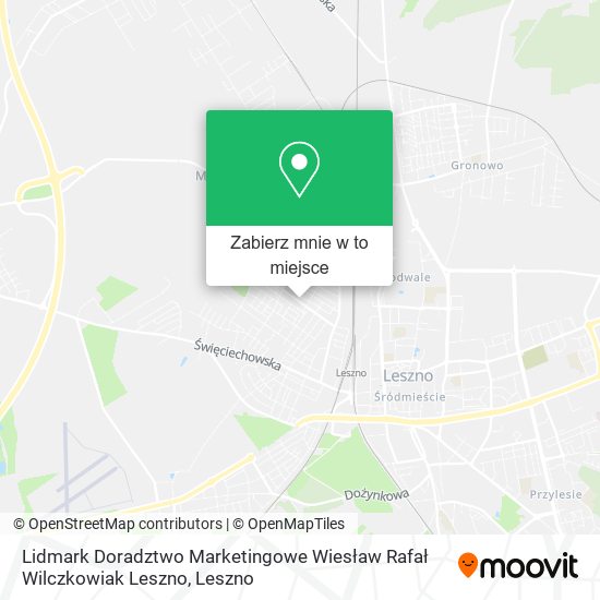 Mapa Lidmark Doradztwo Marketingowe Wiesław Rafał Wilczkowiak Leszno
