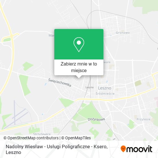 Mapa Nadolny Wiesław - Usługi Poligraficzne - Ksero