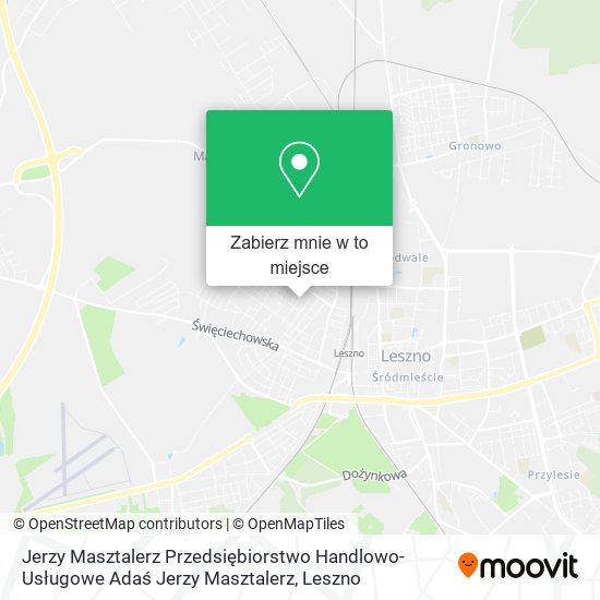 Mapa Jerzy Masztalerz Przedsiębiorstwo Handlowo-Usługowe Adaś Jerzy Masztalerz
