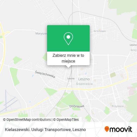 Mapa Kielaszewski. Usługi Transportowe