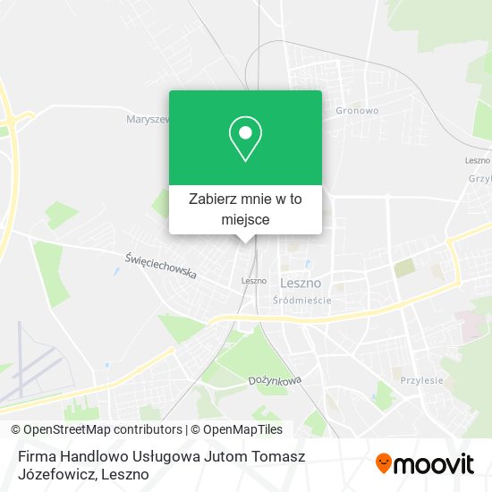 Mapa Firma Handlowo Usługowa Jutom Tomasz Józefowicz