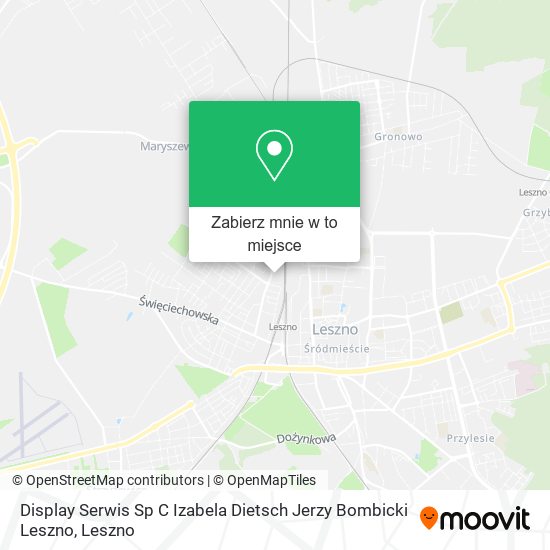 Mapa Display Serwis Sp C Izabela Dietsch Jerzy Bombicki Leszno
