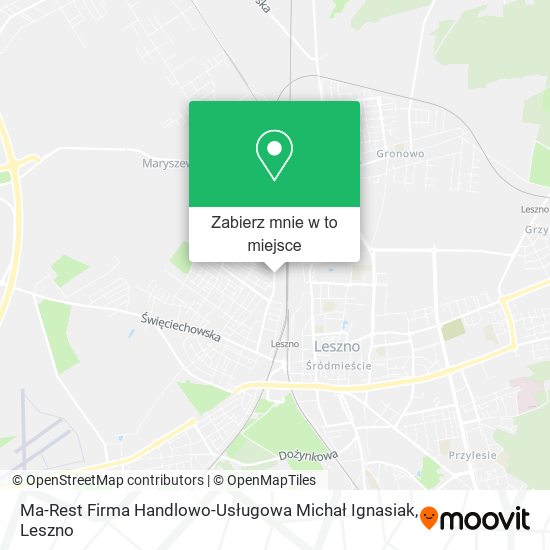 Mapa Ma-Rest Firma Handlowo-Usługowa Michał Ignasiak