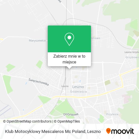 Mapa Klub Motocyklowy Mescaleros Mc Poland