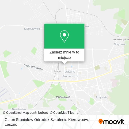 Mapa Galon Stanisław Ośrodek Szkolenia Kierowców