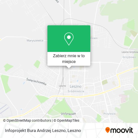 Mapa Infoprojekt Bura Andrzej Leszno