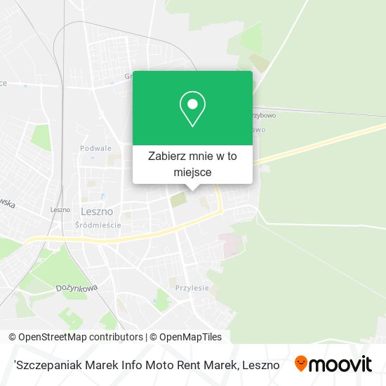 Mapa 'Szczepaniak Marek Info Moto Rent Marek