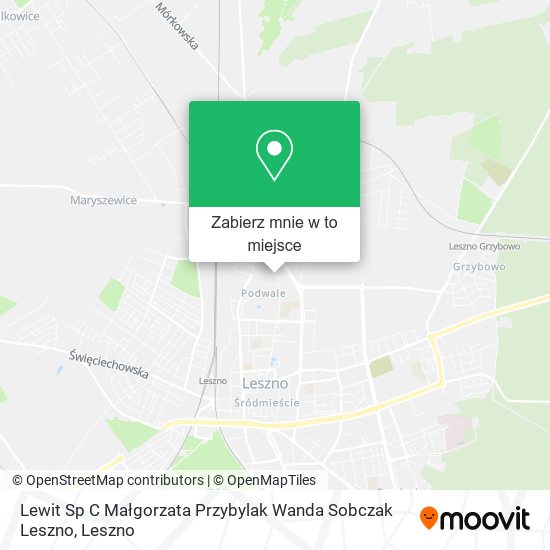 Mapa Lewit Sp C Małgorzata Przybylak Wanda Sobczak Leszno