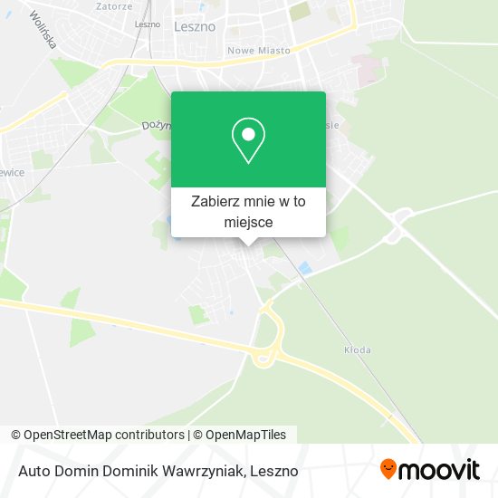 Mapa Auto Domin Dominik Wawrzyniak