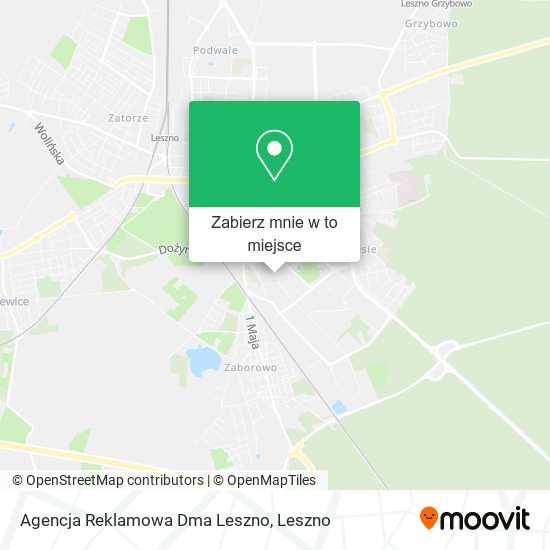 Mapa Agencja Reklamowa Dma Leszno