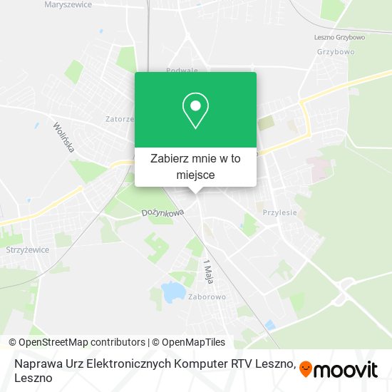 Mapa Naprawa Urz Elektronicznych Komputer RTV Leszno