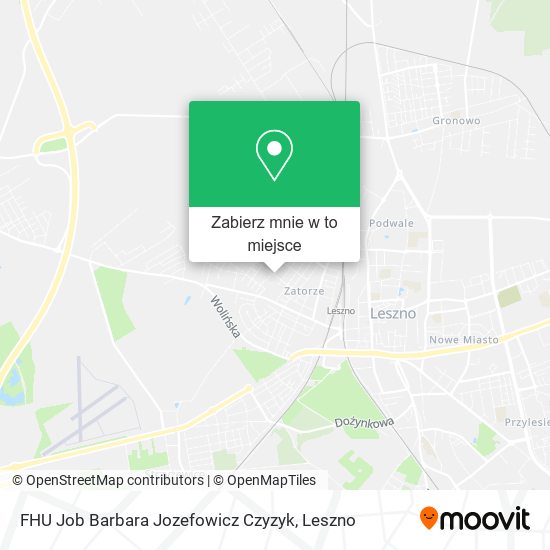 Mapa FHU Job Barbara Jozefowicz Czyzyk