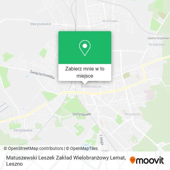Mapa Matuszewski Leszek Zakład Wielobranżowy Lemat