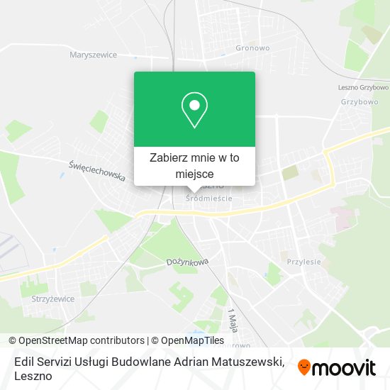 Mapa Edil Servizi Usługi Budowlane Adrian Matuszewski