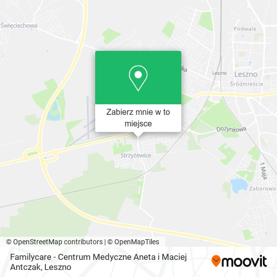 Mapa Familycare - Centrum Medyczne Aneta i Maciej Antczak