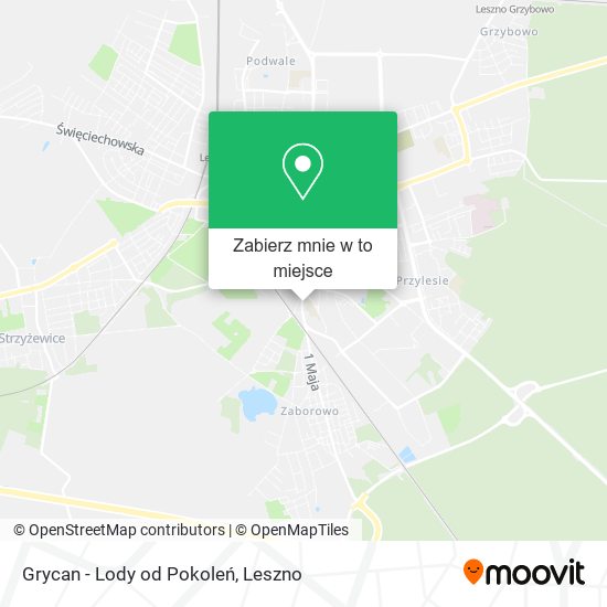 Mapa Grycan - Lody od Pokoleń