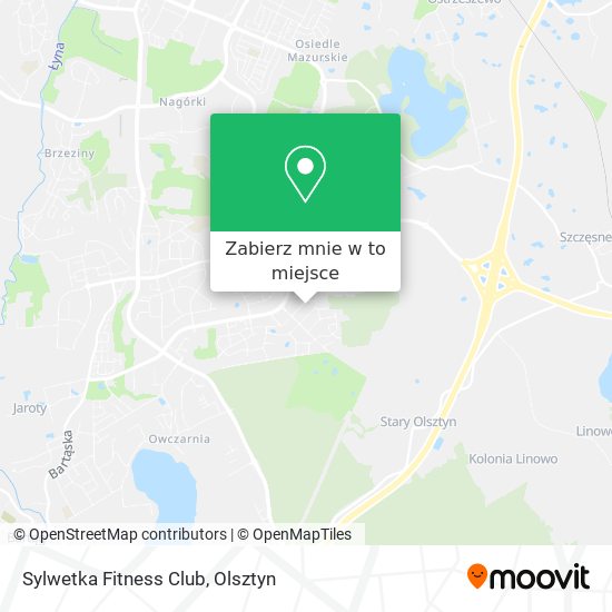 Mapa Sylwetka Fitness Club