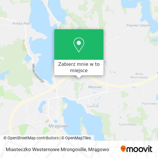 Mapa Miasteczko Westernowe Mrongoville
