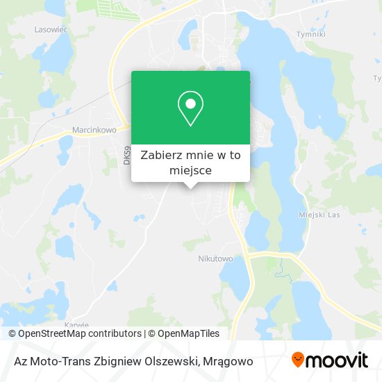 Mapa Az Moto-Trans Zbigniew Olszewski