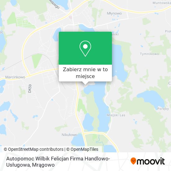 Mapa Autopomoc Wilbik Felicjan Firma Handlowo-Usługowa