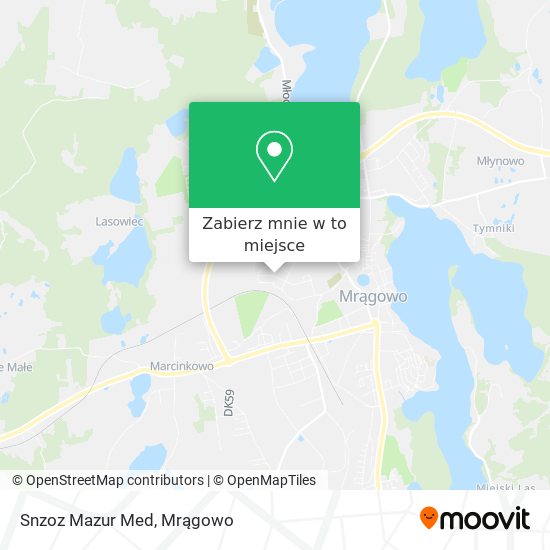 Mapa Snzoz Mazur Med