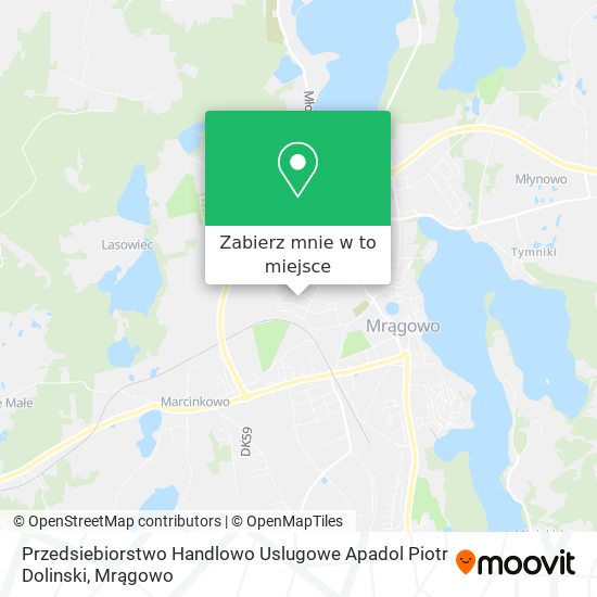 Mapa Przedsiebiorstwo Handlowo Uslugowe Apadol Piotr Dolinski