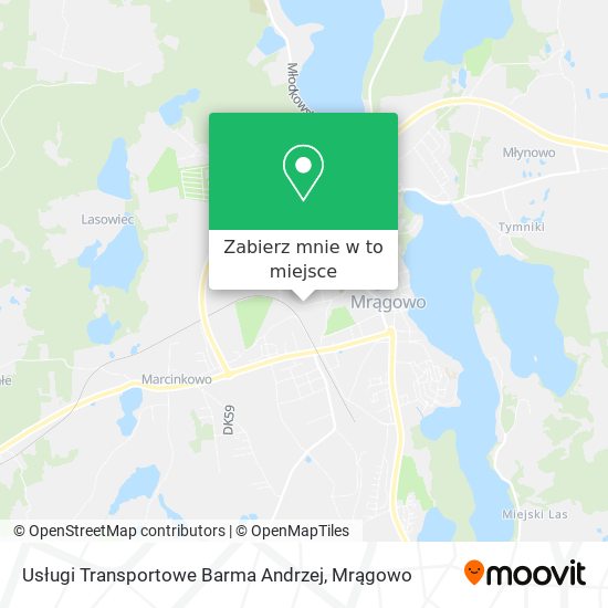 Mapa Usługi Transportowe Barma Andrzej