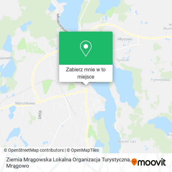 Mapa Ziemia Mrągowska Lokalna Organizacja Turystyczna