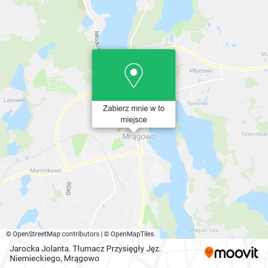 Mapa Jarocka Jolanta. Tłumacz Przysięgły Jęz. Niemieckiego
