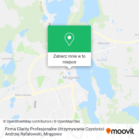 Mapa Firma Clarity Profesjonalne Utrzymywanie Czystości Andrzej Rafałowski