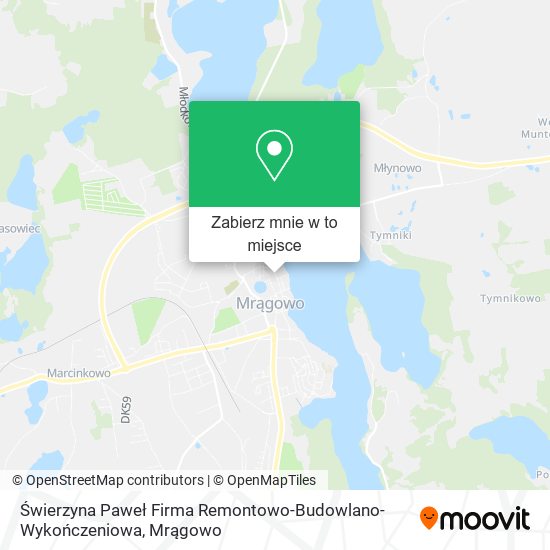 Mapa Świerzyna Paweł Firma Remontowo-Budowlano-Wykończeniowa