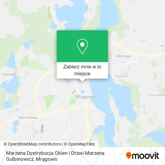 Mapa Marzena Dystrybucja Okien i Drzwi Marzena Gulbinowicz