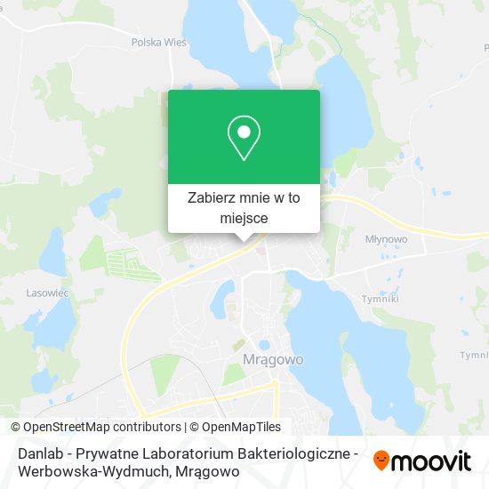 Mapa Danlab - Prywatne Laboratorium Bakteriologiczne - Werbowska-Wydmuch