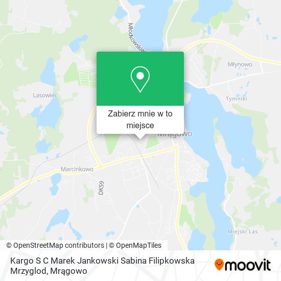 Mapa Kargo S C Marek Jankowski Sabina Filipkowska Mrzyglod