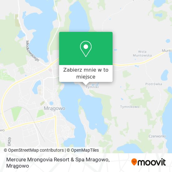 Mapa Mercure Mrongovia Resort & Spa Mragowo