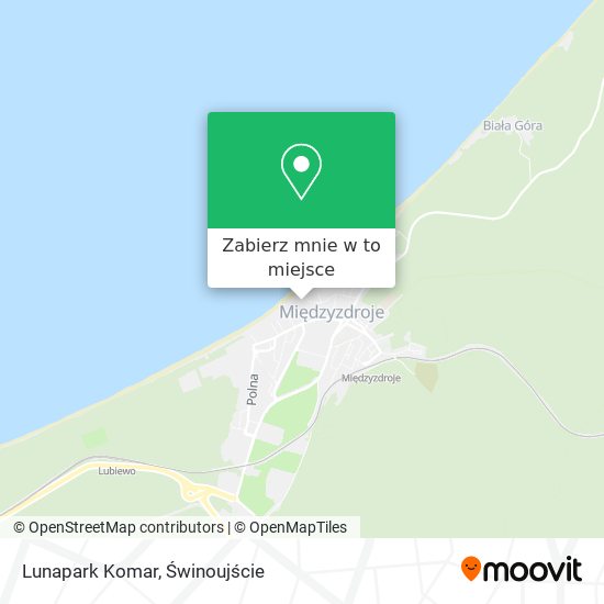 Mapa Lunapark Komar