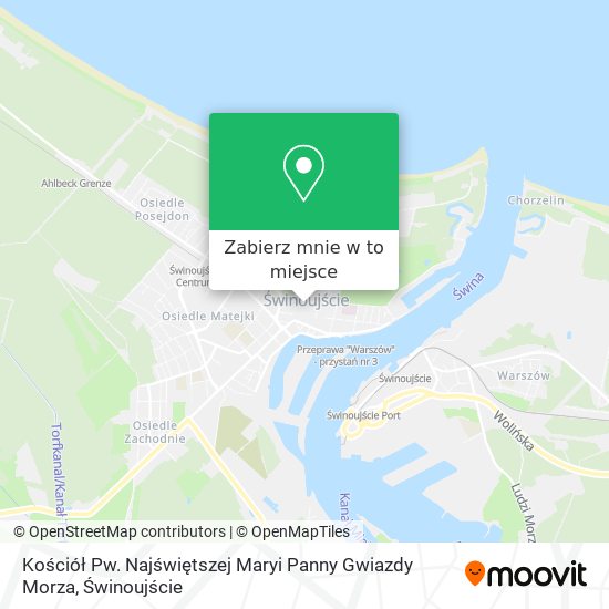 Mapa Kościół Pw. Najświętszej Maryi Panny Gwiazdy Morza